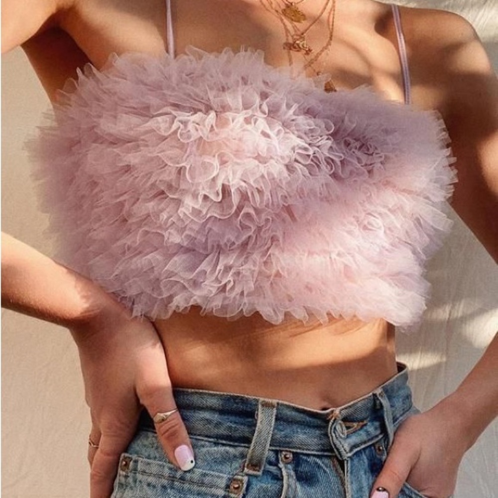 Dyspnea Riff Raff Top in Blue